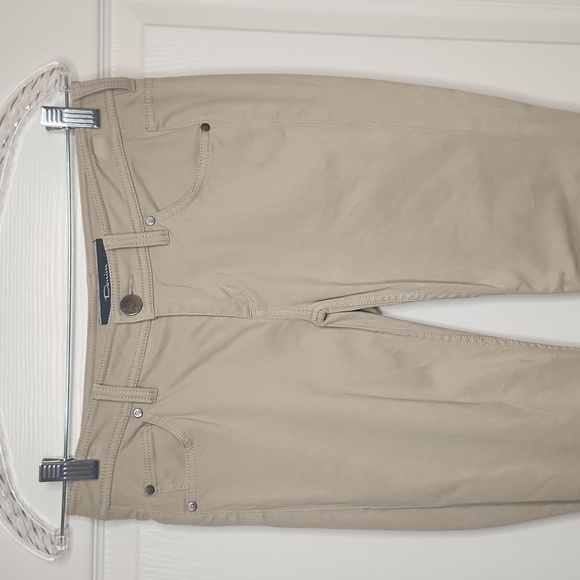 Tommy Bahama Denim Women's Cotton Wheatberry Slacks Size 0 - Picture 2 of 11